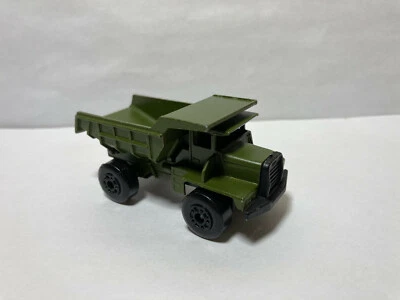 Matchbox Mack Dump Truck #28 Closed Steps Military Army Olive Superfast Lesney - Image 1 of 4