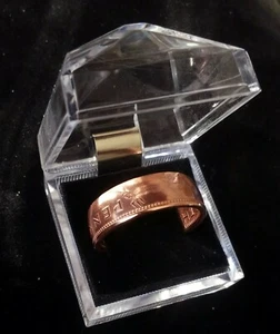 ANILLO MONEDA PENIQUE PRE DECIMAL BRITÁNICO TALLA 14 15 16 GOLDBARONS HECHO A MANO  - Imagen 1 de 8