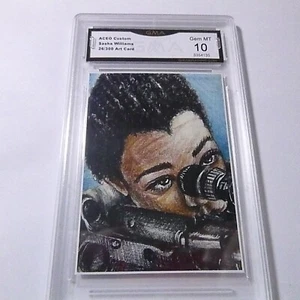 AUTÓGRAFO ARTISTA SASHA WALKING DEAD IMPRESIÓN ARTÍSTICA ACEO # 26/300 GRADO 10 - Imagen 1 de 2
