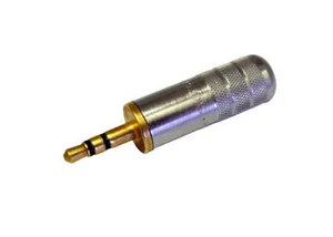 Enchufe estéreo Switchcraft 35HDNAU genuino de 3,5 mm con mango de níquel y dedo dorado - Imagen 1 de 2