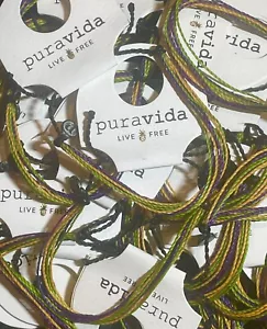 Pura Vida Armband Halloween Farben orange, lila, grün, verstellbar - Bild 1 von 1