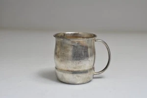 Antique TOWLE #10782 STERLING SILVER BABY CUP - Monogram - Picture 1 of 7