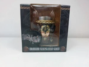Nemesis Now Drakkar Viking Shot Glass Resin Steel Insert Painted - 7cm Tall - Picture 1 of 8