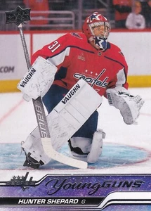 2023-24 Upper Deck Series 2 Hockey Young Guns Hunter Shepard Washington Capitals - Picture 1 of 2