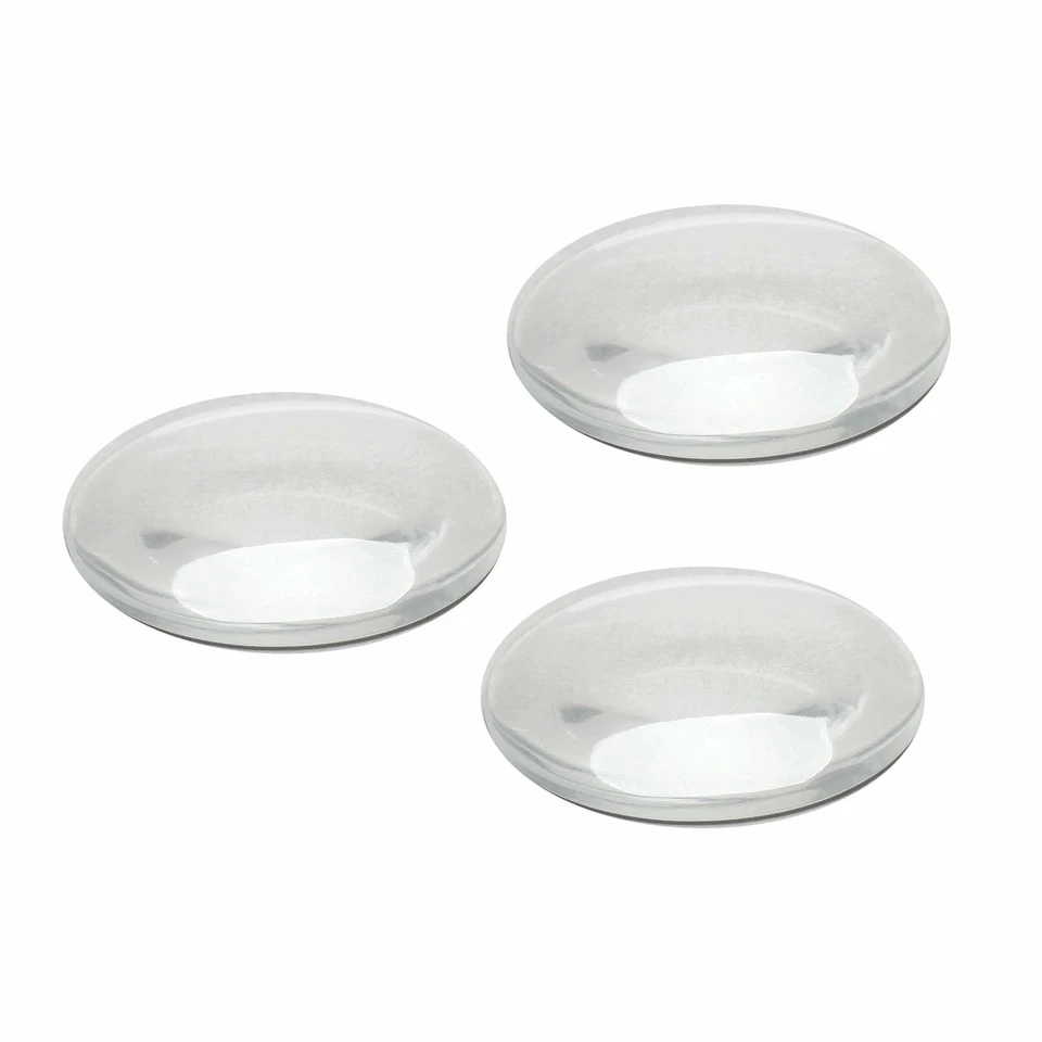 Dophee cristallo trasparente in vetro, rotondo, con taglio Cabochon, a cupola co - Immagine 1 di 1