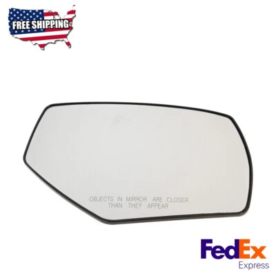 Espelho de vidro lateral para passageiros 14-19 Chevrolet Silverado 1500 2500 HD 3500 HD - Imagem 1 de 4