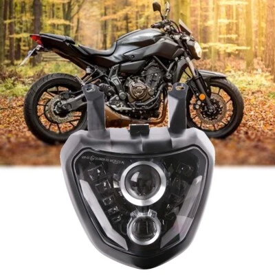 LED Headlight with DRL For 2014-2017 Yamaha FZ07 MT07 MT-07 FZ-07 Plug and Play - Image 1 of 4