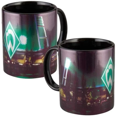 SV Werder Bremen Tasse Stadion Metallic Kaffeebecher Weser Stadion Fanartikel