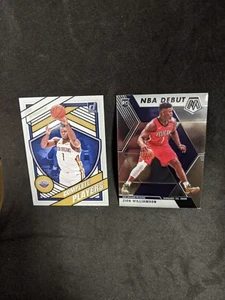 NBA Zion Williamson Rookie Card MOSAIC NBA Debut Pelicans Complete player 2nd Yr - Picture 1 of 2