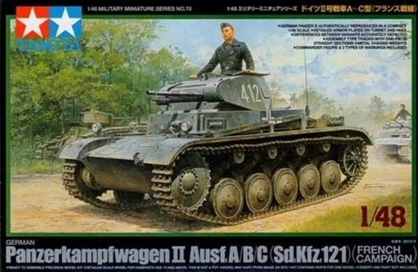Tamiya 32570 - 1/48 Td. Carro Armato II Ausf. A/B/C - Francia 1940 - Nuovo - Immagine 1 di 1