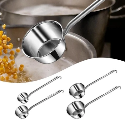 Mestolo per acqua in acciaio inossidabile per lavare i capelli, annaffiare i - Immagine 1 di 2