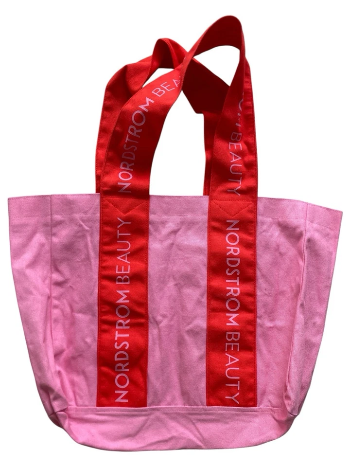 "Bolso de Mano Nordstrom Beauty Reutilizable Rosa 21x15""" Foto 1 de 3