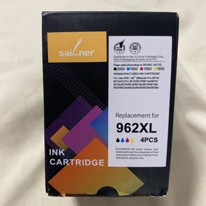 962XL Ink Cartridges Combo Pack Replacement for HP 962 962 XL Black and 962 Colo - Picture 1 of 2