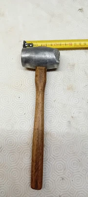 outils anciens marteau de ferblantier carrossier mécaniciens MAILLET  ALUMINIUM  - Photo 1/4