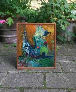 Knud Jensen. Organic forms. Nr 16. Dated 1973. Danish modern oil. - Picture 1 of 4