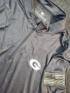 Georgia Bulldogs Colosseum OHT Camouflage 1/4 Zip Lightweight Pullover Men's L  - Picture 1 of 8