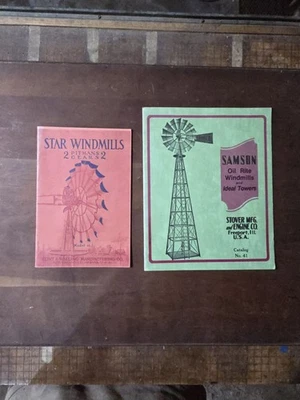 Original STAR WINDMILLS Model 12 Catalog & Sampson Oil Rite Brochure Catalog  - Image 1 of 4