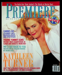 Premiere Movie Magazine AUGUST 1991 Kathleen Turner - Picture 1 of 3