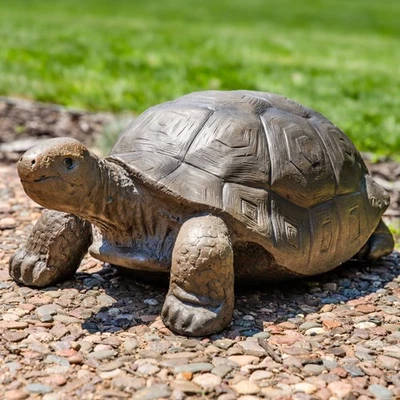 Talia the Tortoise Indoor/Outdoor Garden Statue - 12 in by Sunnydaze - Image 1 of 4