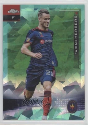 2021 Topps Chrome MLS Sapphire Edition Aqua /99 Fabian Herbers #144 - Image 1 of 2