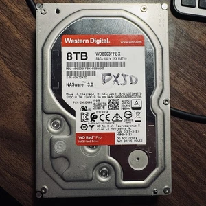 Western Digital WD Red Pro 8TB NAS HDD (WD8003FFBX) 256MB Pamięć podręczna, 6Gb/s, 7200 obr./min - Zdjęcie 1 z 5