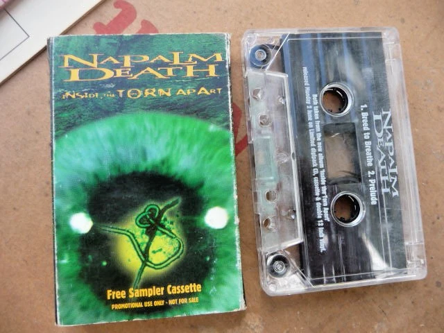 Promo Tape Napalm Death  Breed to Breath 1997 Musiccasette RRR - Bild 1 von 1