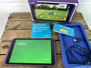Tesco Hudl 2 Tablet 16GB Purple Android HTFA4B - Tested Working - Picture 1 of 12