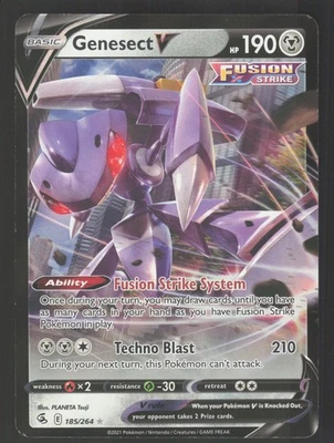 Genesect V 185/264 Ultra Rare Pokémon SWSH08: Fusion Strike - Image 1 of 2