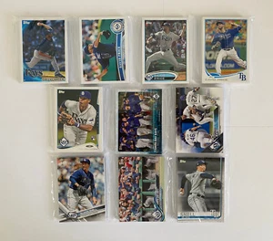 Tampa Bay Rays 2010-2019 Topps base team set lot (incl. Price, Snell, Longoria) - Picture 1 of 11