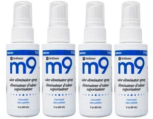 Hollister m9 Odor Eliminator Spray Unscented, 2 ounce Pump Spray Bottle, 4 Count - Picture 1 of 2