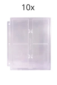10 Albumseiten für 4 gegradete BGS-Karten von Ultra Pro (3-Loch) - Bild 1 von 1