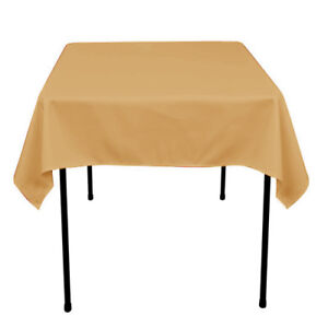 Small Tablecloth SATIN Square 36 Inch By Broward Linens (Variety of Colors)