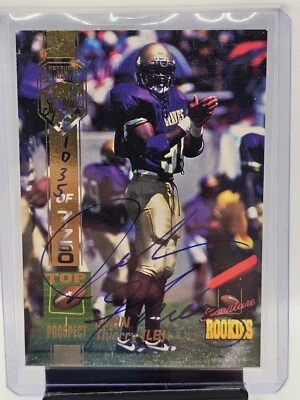 1994 Signature Rookies Top Prospect #/7750 John Thierry Auto Chicago Bears  - Image 1 of 2