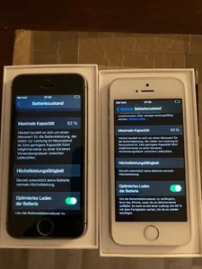 2 Apple iPhones SE 1. Gen in den Farben silber & schwarz - Bild 1 von 2