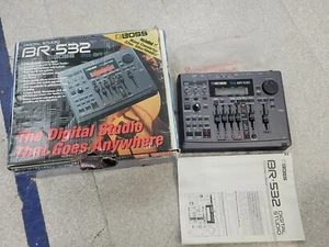 BOSS BR-532 4-track portable digital recording workstation . NOT FULLY TESTED. - Picture 1 of 12