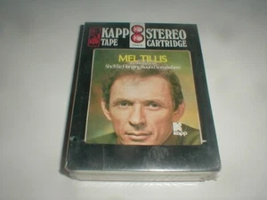 Mel Tillis HANGING ROUND Kapp 8 Track Tape SEALED 1970 Country SSW Songwriter - Picture 1 of 6