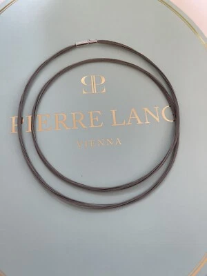 Pierre Lang Halsreif COLORE Silber matt 85 cm Kette Halskette w. neu - Bild 1 von 2