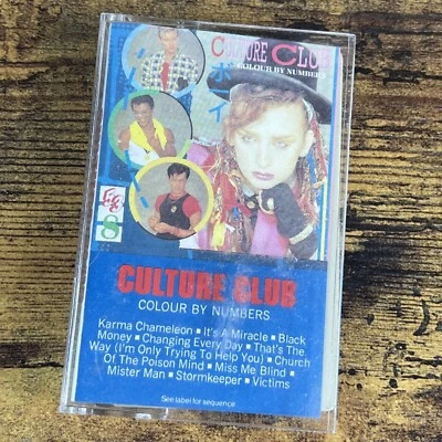 Culture Club Colour By Numbers Cassette Tape Vintage 1983 Virgin Records - Imagem 1 de 4