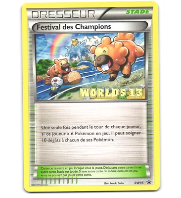 Pokemon 2013 Near Mint NM Champions Festival French World Championships BW95 - Image 1 of 2
