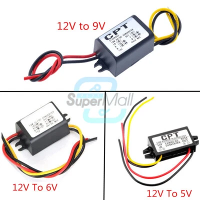 DC/DC 12V to 5V/6V/9V Converter Regulator Step Down 3A 15W Power Supply Module - Bild 1 von 4