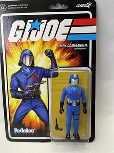 G.I. Joe Super7 Reaction Figuren Cobra Commander Enemy Leader 3,75" Figur NEU - Bild 1 von 3