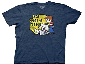 T-Shirt Ripple Junction Schoolhouse Rock Erwachsene I'm Just a Bill Circle NEU - Bild 1 von 1