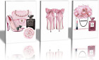 HPNIUB Fashion Women Art Print,Perfume Handbags Lipstick Shoes Posters,Set of 3(