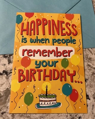 Funny Birthday Forget Your Age Humor 5.5” X 8” Hallmark Greeting Card - Image 1 of 4