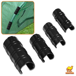 5/10 Pack ABS Clamp for Greenhouse Banner Frame PVC Pipe 3/4",7/8",1",1-1/4" - Picture 1 of 7