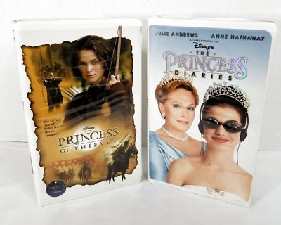 Disney SET Princess of Thieves & The Princess Diaries VHS Lot - Image 1 of 3