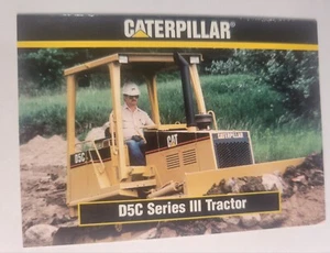 1994 Caterpillar D5C Series 3 Tractor #170 Heavy Equipment Trading Card Vintage - Picture 1 of 3