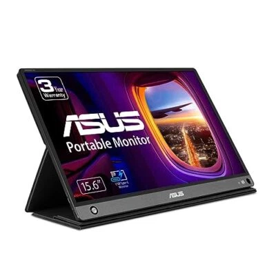 ASUS ZenScreen 15.6” 1080P Portable USB Monitor (MB16AHP) - Full HD, 1, Black  - Image 1 of 4