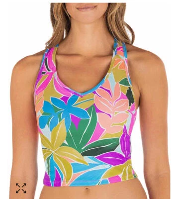 NWT Hurley Juniors Mas IsLa Racer back Tankini Top Size S - Image 1 of 4