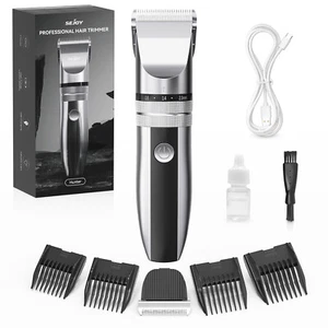 SEJOY Electric Hairdresser Push Hair Clipper Trimmer with Limit Comb GREY - Picture 1 of 10